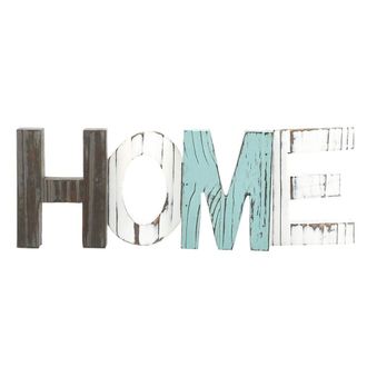 OEM Letrero De Madera Envejecida De Estilo Vintage Con Letras Caladas, Pieza Decorativa R&uacute;stica Y Colorida De Madera Maciza, Adecuada Para Repisas De Chim