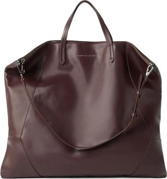 Brunello Cucinelli Borsa shopper Duo grande - Rosso