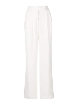 Tom Ford Chalk white pleat-detail trousers