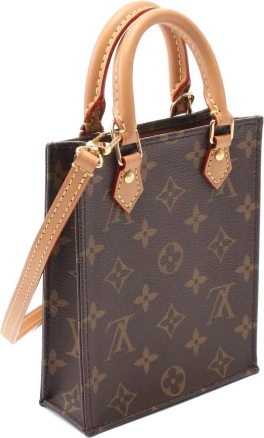 Louis Vuitton Borsa a mano Petit Sac Plat 2020 Marrone da