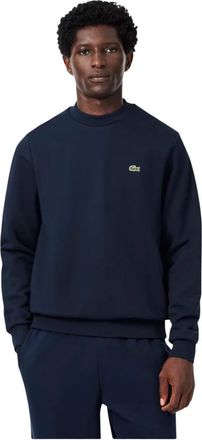 Lacoste Sweatshirts - Heren - Sweatshirts & Hoodies - Blauw - Maat: S Katoen
