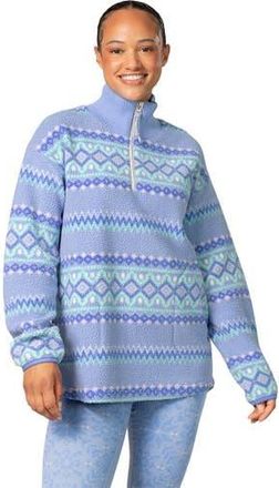 Kari Traa Ruthie Midlayer 1/2-Zip Shirt - Womens in Iris at Nordstrom, Size X-Large