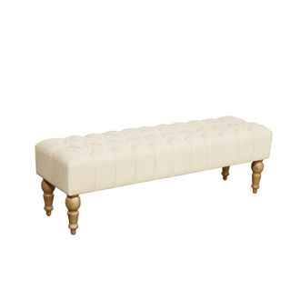Robin des Bois Pie de cama acolchado, estilo rom&aacute;ntico, en roble lin
