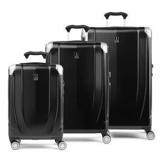Travelpro Pathways 3 Hardside Expandable (21/25/28) 3 Piece Spinner Luggage Set in Black Knight at Nordstrom