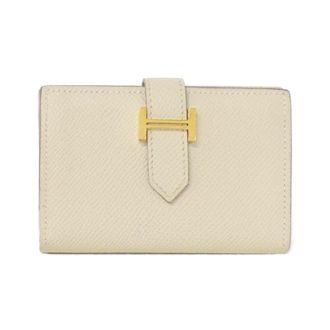 Herm&egrave;s White Epsom Leather Wallet (Bi-Fold) (Pre-Owned)