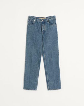 Valentino Pantalone In Denim Uomo BLU 28