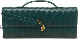 Bottega Veneta medium Andiamo Intrecciato leather tote bag - women - Calf Leather - One Size - Green