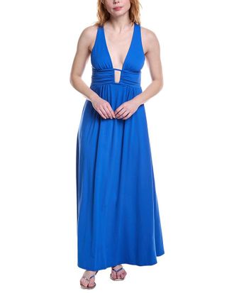 Susana Monaco Square Wire Low-Front Tank Maxi Dress