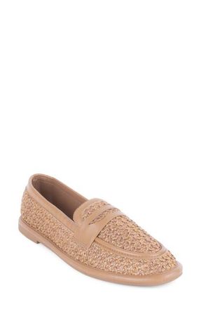 Elie Tahari Meadow Penny Loafer in Tan at Nordstrom, Size 5.5