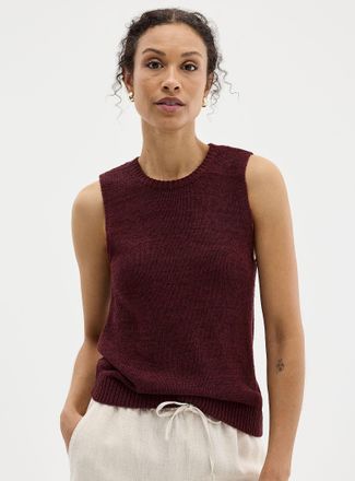 Contemporaine Womens Plain casual sweater vest