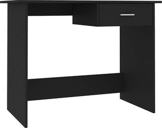 vidaXL Escritorio De Aglomerado Negro 100x50x76 Cm Vidaxl