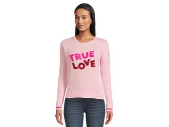 Lilly Pulitzer Pippy Sweater Womens Clothing Heathered Conch Shell Pink True Love Boucle : XXS, Acrylic/Cotton