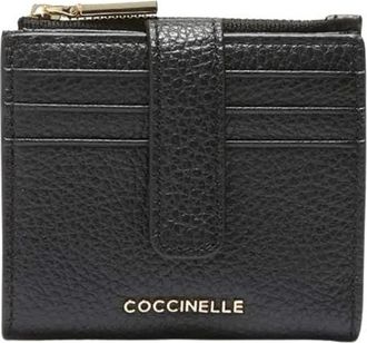 Coccinelle Kleine Portemonnee - Dames - Portefeuilles - Zwart - ONE Size - Leer - Accessoires