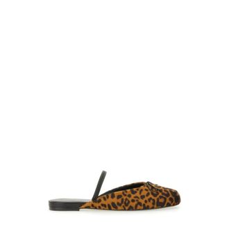 Stuart Weitzman Schoenen, Dames, Veelkleurig, 36 EU, Leopard Print Ballerinas