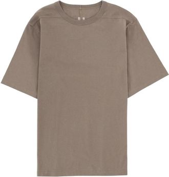 Rick Owens Katoenen T-shirt - Heren - T-shirts - Grijs - S - Katoen - Tops