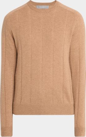 Neiman Marcus Men & apos;s Ribbed Cashmere Sweater