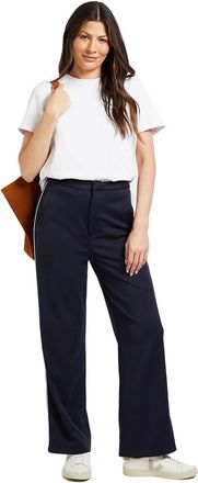 Wallis Ponte Side Stripe Trouser, 12, Navy