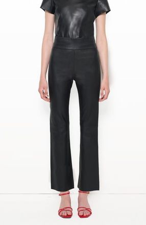 AS by DF Reagan Stretch Leather Leggings in Black at Nordstrom, Size X-Small