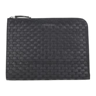Orciani Portadocumenti in pelle intrecciata
