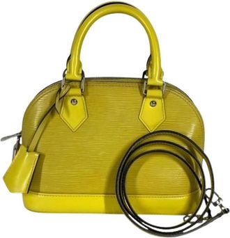 Louis Vuitton Pre-owned Handbags, female, Yellow, Size: ONE SIZE Pre-owned Vintage Handbag