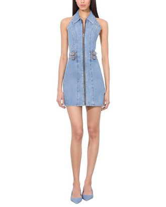 Alice & Olivia Alice + Olivia Axelle Denim Mini Dress