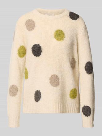 Freequent Regular Fit Pullover in Strick-Optik Modell Luisa in Offwhite Melange, Gr&ouml;&szlig;e XXL