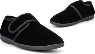 Generic Mens Carpet Slippers Size 6 Boys Slippers Size 12 Touch Fastening Slipper Mens Carpet Slipper Extra Large Sizes Touch Fastening Extra Large Sizes 6-13