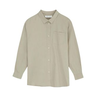 Skall Studio Shirts, female, Beige, Size: M Edgar Oversize Shirt