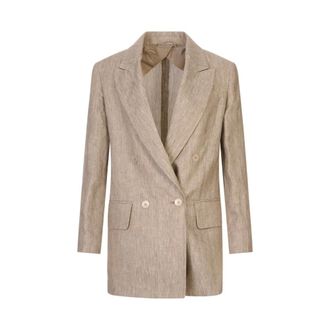 Max Mara Blazers, female, Brown, Size: 2XS Olimpia Blazer