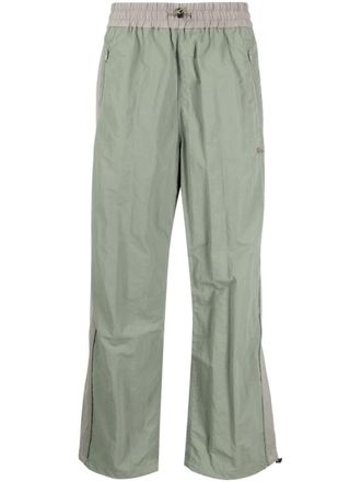 Five CM drawstring-waist track pants - Green