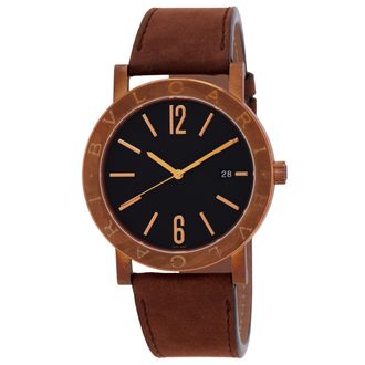 Bulgari Pre-owned Bvlgari Bvlgari Solotempo Automatic Black Dial Mens Watch 102977