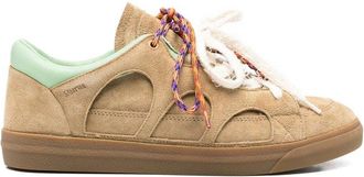 Santha Love Park Suede Castagna