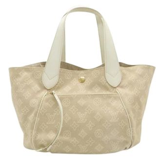 Louis Vuitton Pre-owned Tote Bags, female, Beige, Size: ONE SIZE Pre-owned Monogram Cabas Ipanema GM Tote bag