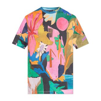 Paul Smith T-Shirts, male, Multicolor, Size: XL T-Shirt with Print