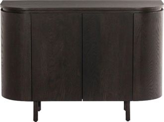 Moloo Aparador de roble expresso de 115 cm