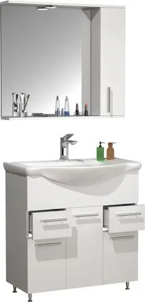ebuy24 3 Unids. Lavabo Lisalo Xl 152x75x45 - Vcm