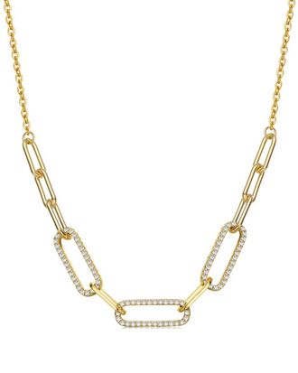 Genevive 14K Over Silver Chain Necklace