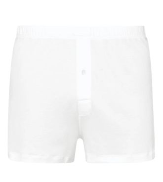 Hanro White Sea Island Boxer Shorts Size XL