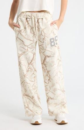 Vinyl Icons Tree Camo Fleece Pants in Marshmallow at Nordstrom Rack, Size X-Small