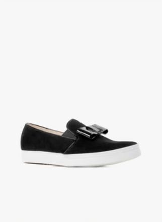 All Black Womens Tux Sneakers In Black