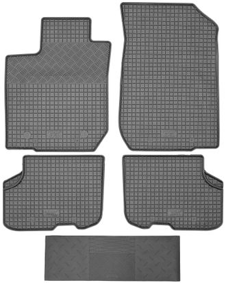 OEM Alfombrillas Rigum 900637 + Funda 900101 - Dacia Logan Ii Sed&aacute;n / Kombi De 2013 A 2021, Reposapi&eacute;s Del Conductor (lado Derecho) - Instalables