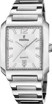 Festina F20677-2 Mens On The Square Watch - Silver - One Size