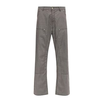 Maison Margiela Straight Trousers, male, Gray, Size: W31 Wide-leg Denim Jeans