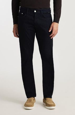 Mavi Marcus Slim Straight Leg Jeans in Deep Rinse Feather Blue at Nordstrom, Size 32 X 32