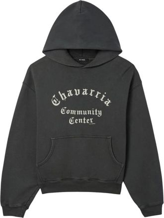 Willy Chavarria Hombre, Sudaderas, Negro, Talla: S