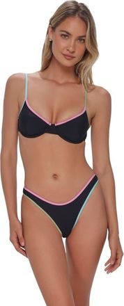 Swim Systems Dani Scoop Bikini Swim Bottoms in Black at Nordstrom, Size X-Large
