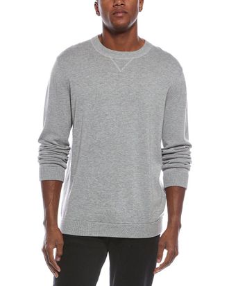 Kier + J Wool-Blend Crewneck Sweatshirt
