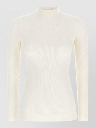 Perfect Moment ribbed high neck thermal jersey top