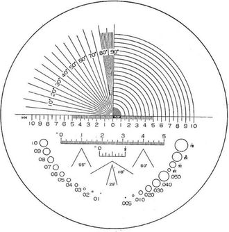 Format Eschenbach 115203 Scala di precisione per lenti dingrandimento Lente: (&oslash;) 23 mm
