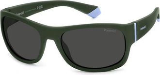 Polaroid PLD 8064/S 1Ed(M9) Zonnebril - unisex - Zonnebrillen - Groen - 54 MM - Accessoires